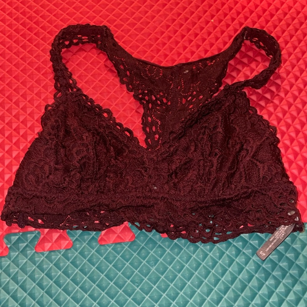 Aerie small purple/maroon bralette